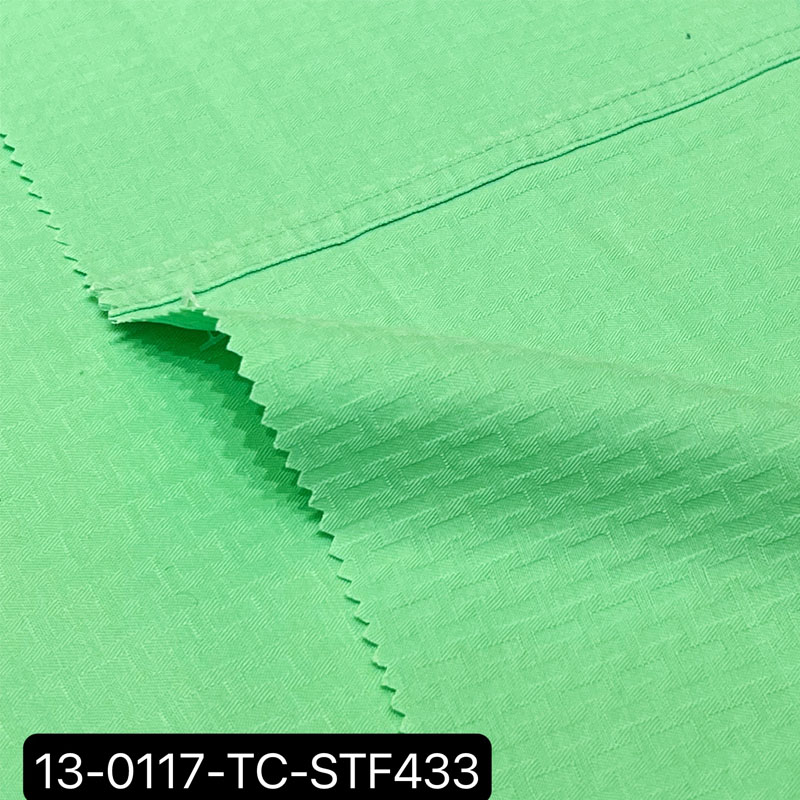 Sustainable  227g 96% cotton and 4% spandex woven fabric for garment