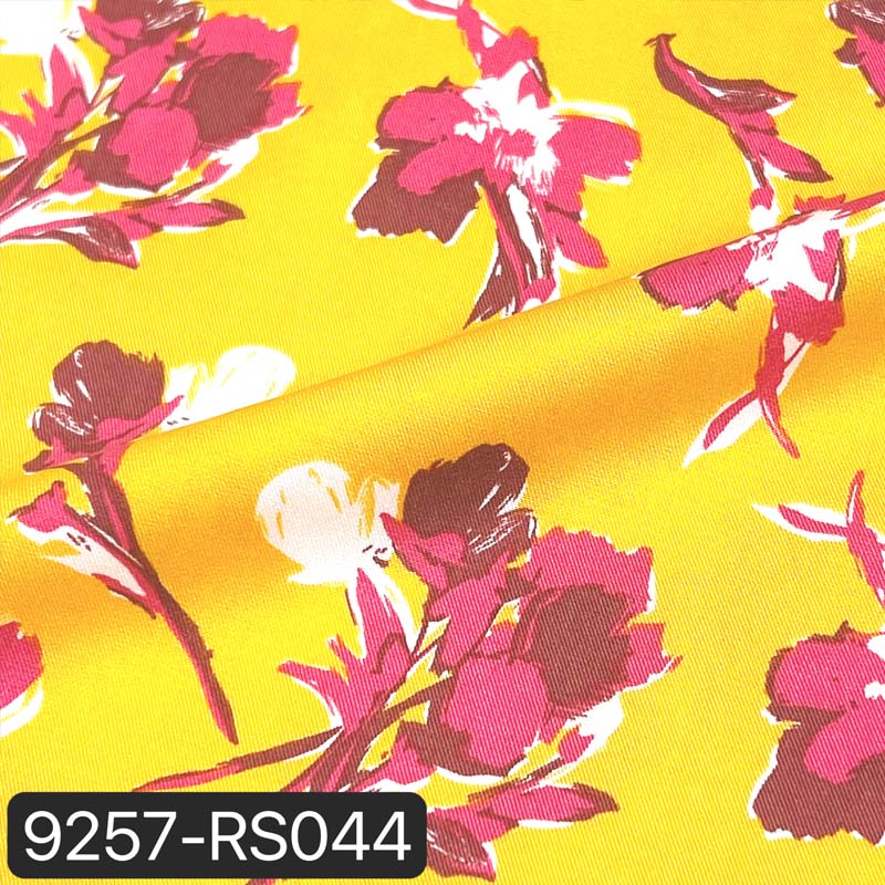 Customizable 149g 97% rayon and 3% spandex  woven fabric for garment