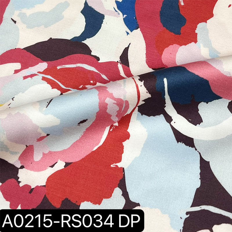 Custom Printed 176g 52% cotton and 45% modal and 3% spandex woven fabric for garment