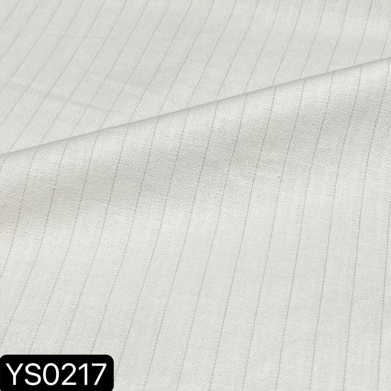 Customized 180g 98% cotton and 2% spandex woven fabric for garment