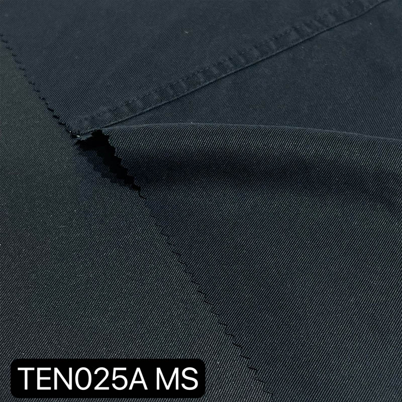 Customized 231g 84% lyocell and 16% cotton  woven fabric for garment