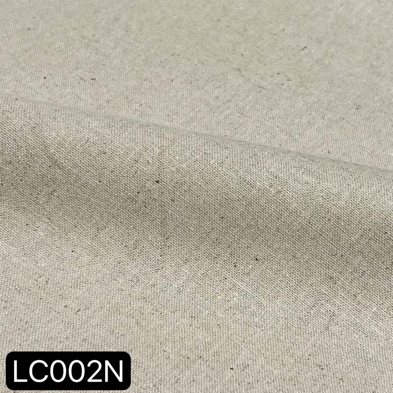 Sustainable  261g 55% linen and 45% cotton woven fabric for garment