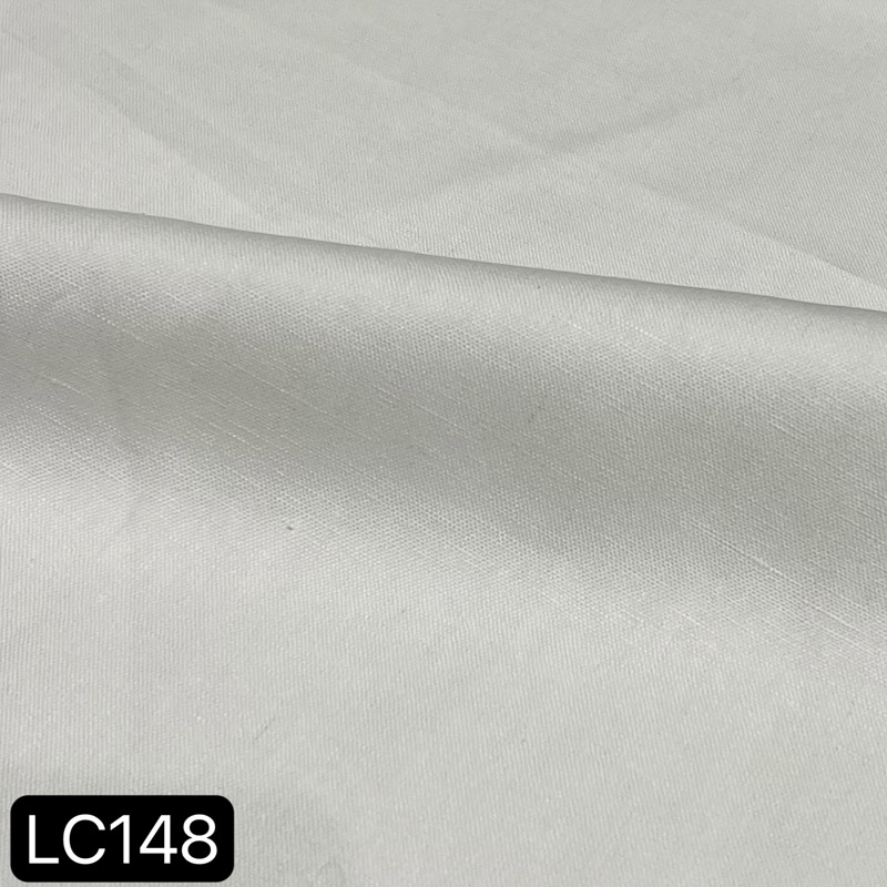 Customized 173g 68% cotton and 32% linen woven fabric for garment