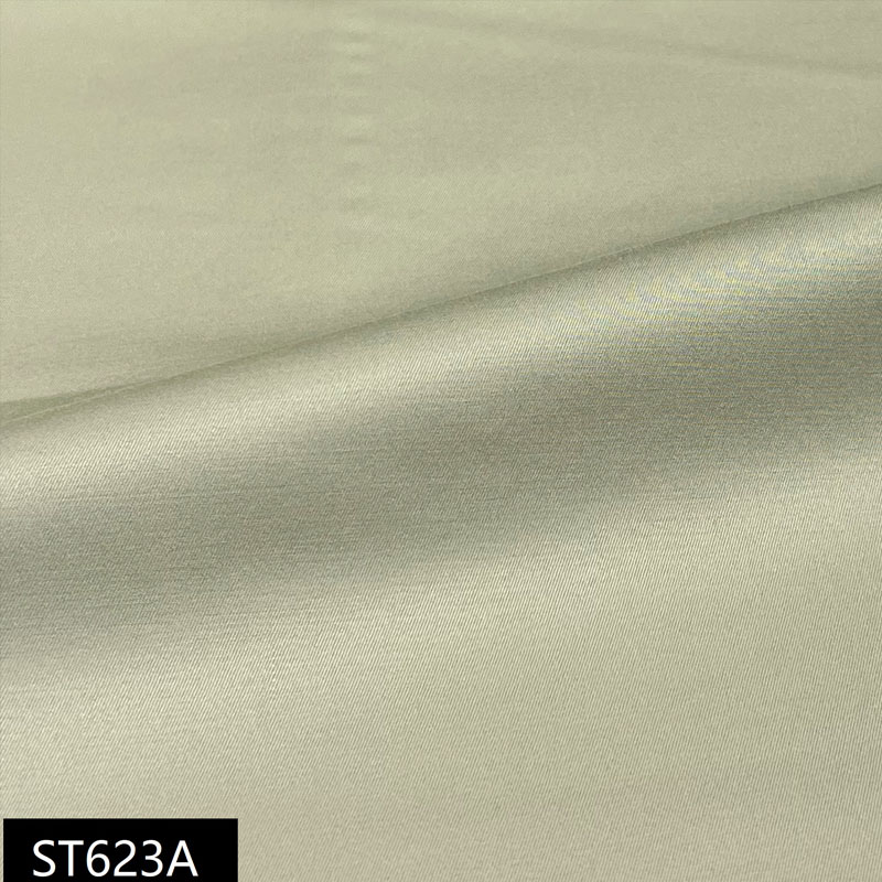 Sustainable  248g 96% cotton and 4% spandex woven fabric for garment