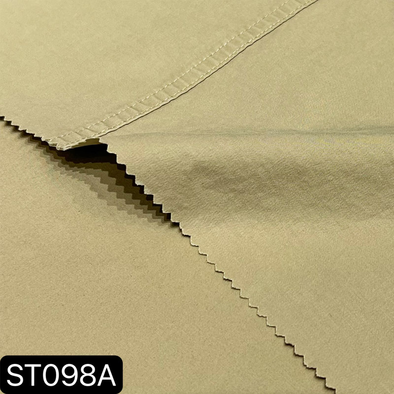 Sustainable  190g 94% cotton and 6% spandex woven fabric for garment