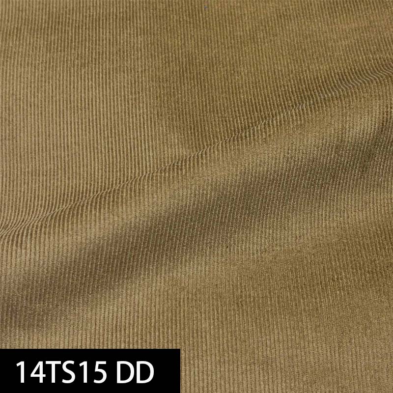 Customized corduroy 339g 68% cotton and 30% polyester and 2% spandex woven fabric for garment