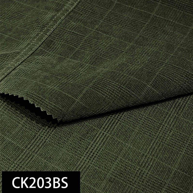 High Quality corduroy 227g 97% cotton and 3% spandex woven fabric for garment