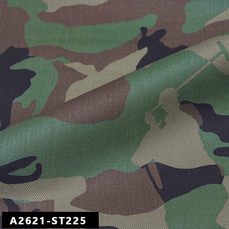 High Quality printing 332g 98 cotton and 2 spandex fabric for garment