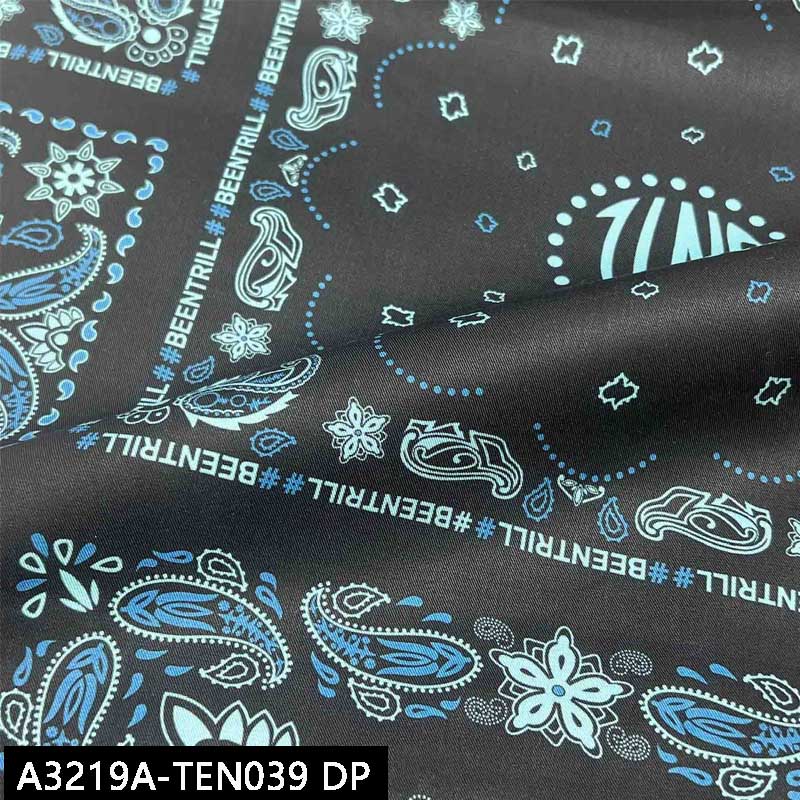 Custom Printed printing 163g 100 tencel fabric for garment